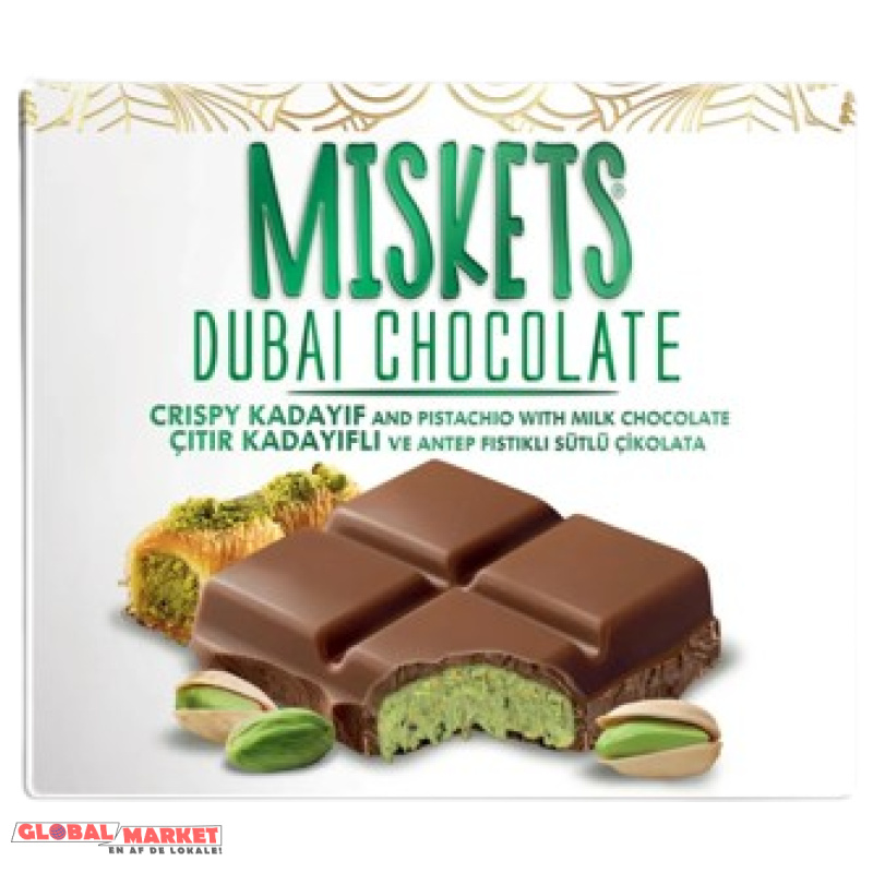 Miskets Chokolade, Dubai 100g